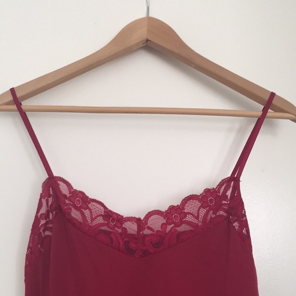 Camisole-cranberry red, White House Black Market - Picture 2 of 5